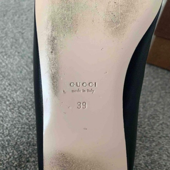 Gucci women's leather ballet flat with
Horsebit - Picture 6 of 7